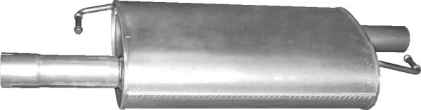 Stredni tlumic vyfuku POLMO 30.221 – OE 7H0253209