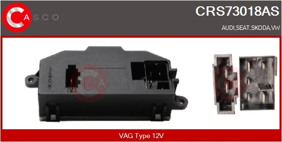 Odpor, vnitřní tlakový ventilátor CASCO CRS73018AS