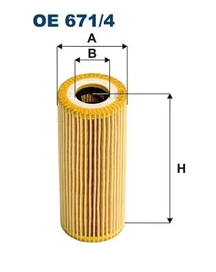 FI OE671/4 Olejový filtr FILTRON