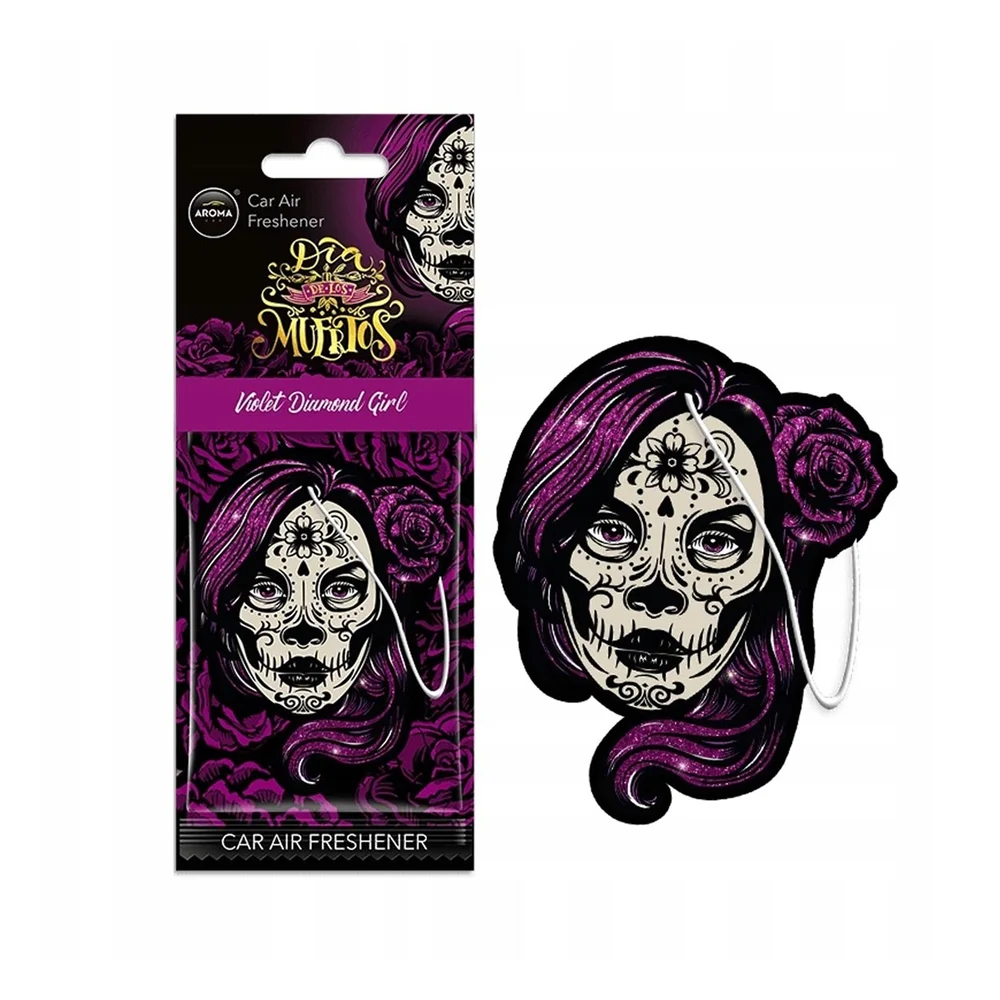 Osvěžovače vzduchu AROMA CAR MUERTOS Violet Girl Spicy Delight A10378