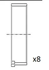 Ojniční ložisko FAI AutoParts BB2051-STD