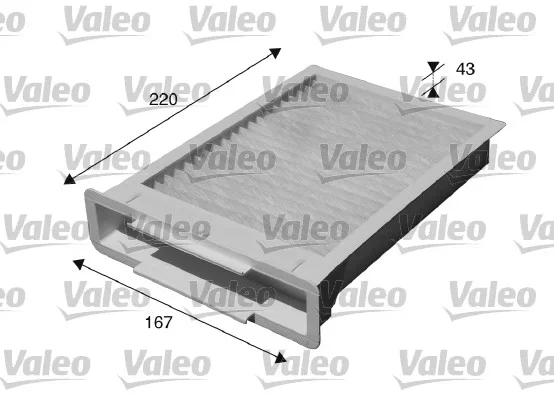 Filtr, vzduch v interiéru VALEO 715515