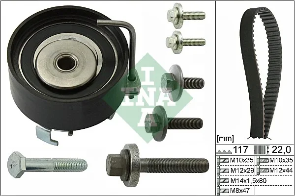 ozubení,sada rozvodového řemene Schaeffler INA 530049510 ozubení,sada rozvodového řemene Schaeffler INA 530049510
