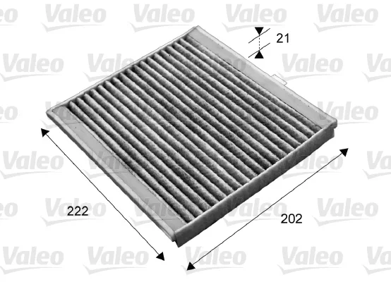 Filtr, vzduch v interiéru VALEO 715676 Filtr, vzduch v interiéru VALEO 715676