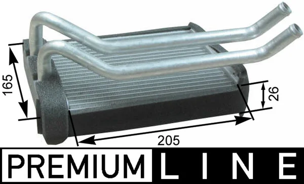 Výměník tepla, vnitřní vytápění MAHLE AH174000P – OE 9722726000