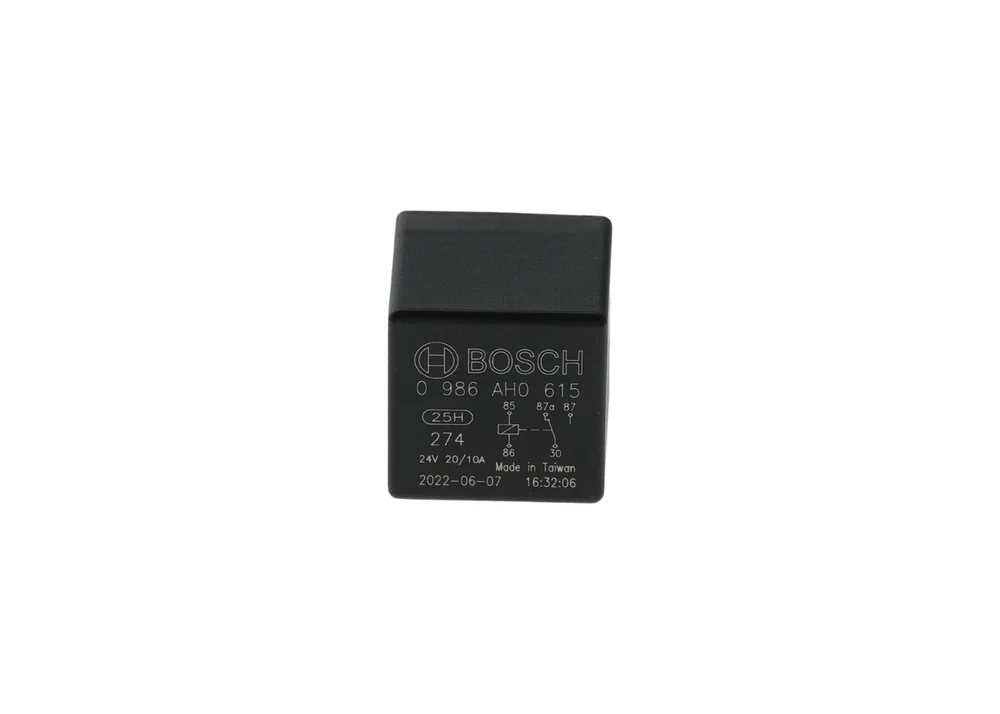 Relé, pracovní proud BOSCH 0986AH0615 Relé, pracovní proud BOSCH 0986AH0615
