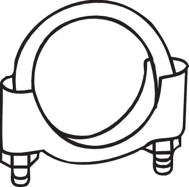 Výfuková spona M8, průměr 45 mm ORION EXHAUST PARTS 610-245w