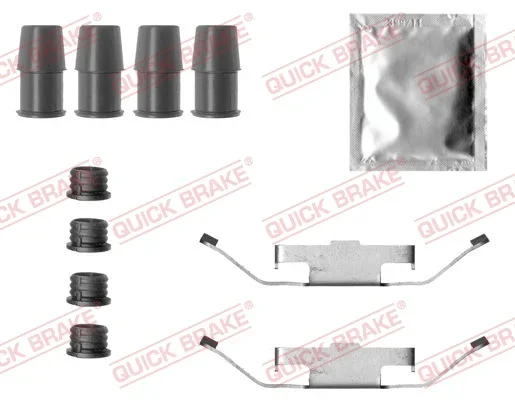 Sada prislusenstvi, oblozeni kotoucove brzdy QUICK BRAKE 109-0032