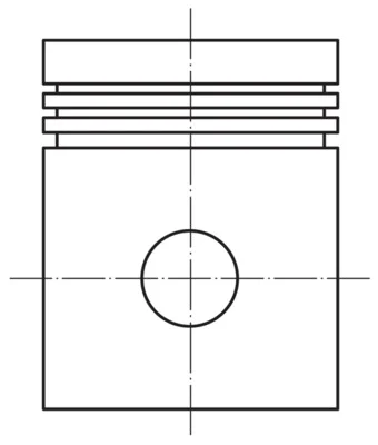 Píst MAHLE 0135800