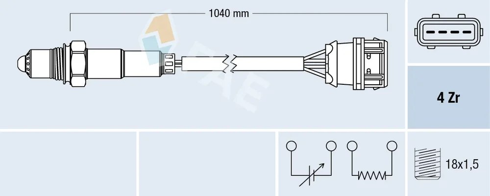 Lambda sonda FAE 77373 – OE 30814907