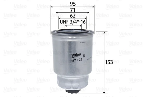 Palivový filtr VALEO 587728