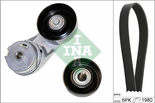 Sada žebrovaných klínových řemenů Schaeffler INA 529033110