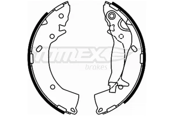 Sada brzdových čelistí Tomex Brakes TX21-92