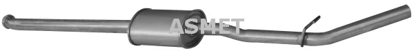 Stredni tlumic vyfuku ASMET 10.064 – OE 7700308551 Stredni tlumic vyfuku ASMET 10.064 – OE 7700308551