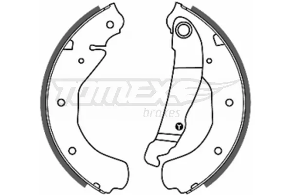Sada brzdových čelistí Tomex Brakes TX20-16