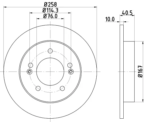 Brzdové kotouče Starline PB4020 Brzdové kotouče Starline PB4020