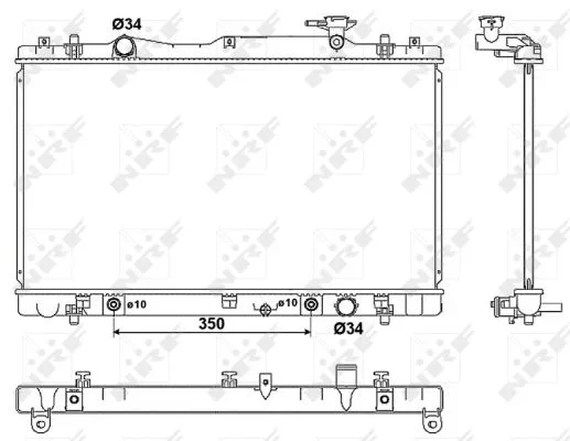 Chladič, chlazení motoru NRF 53063