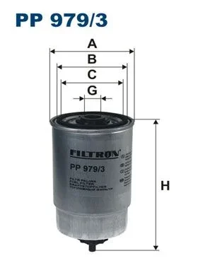 FI PP979/3 Filtr palivový FILTRON