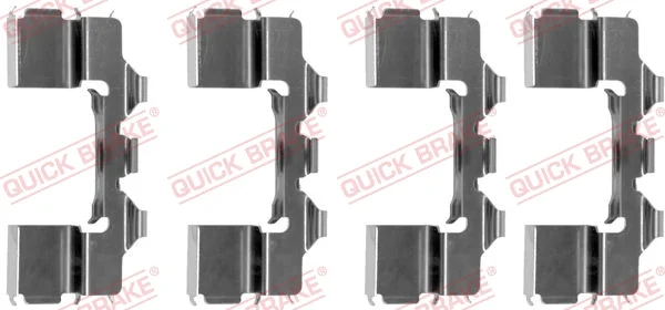 Sada prislusenstvi, oblozeni kotoucove brzdy QUICK BRAKE 109-1104