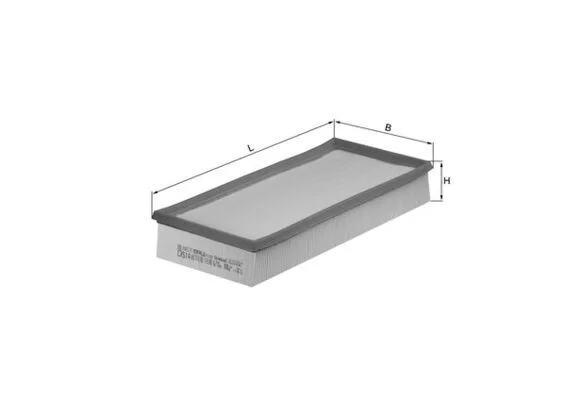 Vzduchový filtr KNECHT LX514 – OE MR127078