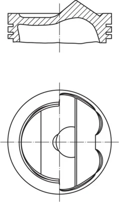Píst MAHLE 0280400