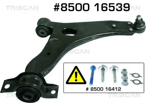 Řídicí páka, zavěšení kol TRISCAN 850016539