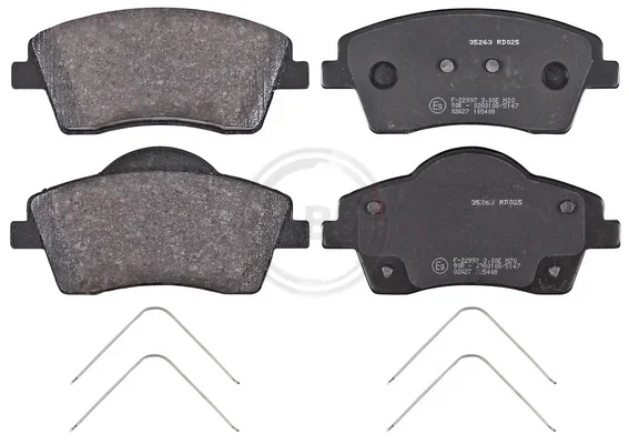 Sada brzdových destiček, kotoučová brzda A.B.S. 35263