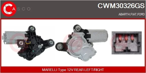 Motor stěračů CASCO CWM30326GS Motor stěračů CASCO CWM30326GS