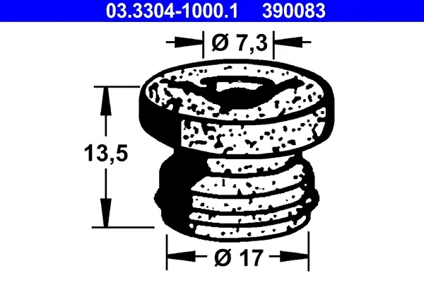Uzaver nadrzky na brzdovou kapalinu ATE 03.3304-1000.1 Uzaver nadrzky na brzdovou kapalinu ATE 03.3304-1000.1