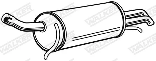 Zadni tlumic vyfuku WALKER 71344 Zadni tlumic vyfuku WALKER 71344